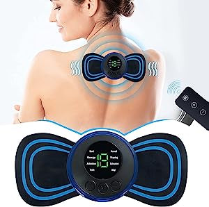 MASAJEADOR DE CUELLO EMS — Terapia inteligente para aliviar tensión y dolor cervical