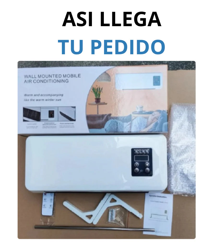 MINI VENTILADOR DE AIRE ACONDICIONADO — Frescura inteligente sin instalaciones complicadas