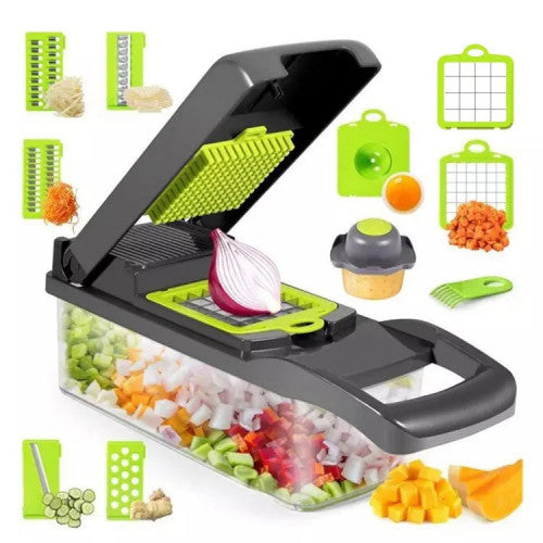 CORTADOR DE VEGETALES SHOPER 14 PIEZAS JD-2351 (24 UND X CAJA)