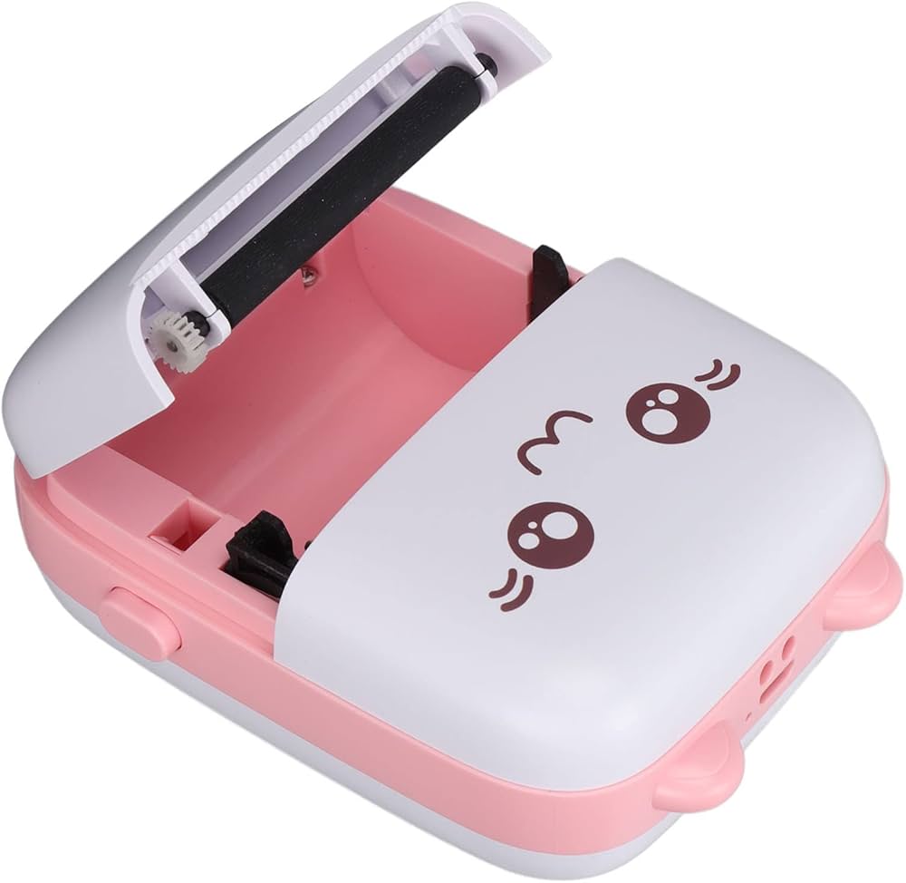 MINI IMPRESORA PORTARIL ROSADA (50 UND X CAJA)