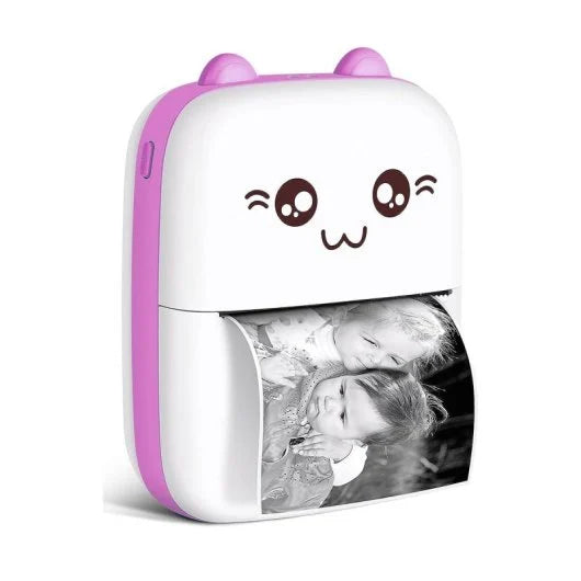 MINI IMPRESORA PORTARIL ROSADA (50 UND X CAJA)