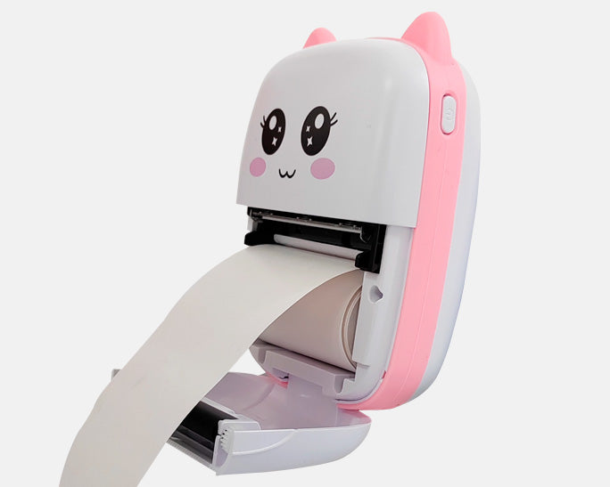 MINI IMPRESORA PORTARIL ROSADA (50 UND X CAJA)